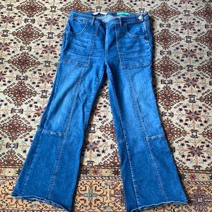 Anthropologie Pilcro & The Letterpress Flares Size 16
